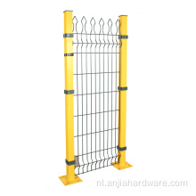 PVC gecoat in gegalvaniseerd metalen ijzeren hek 50x200 mm